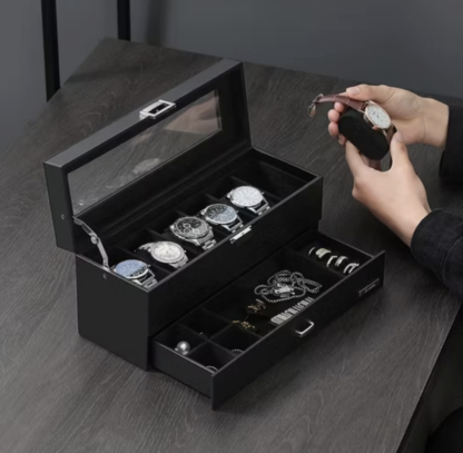 Leather Wooden Gift Box Custom Packaging Watch Box Ndmwr-72 - Image 3